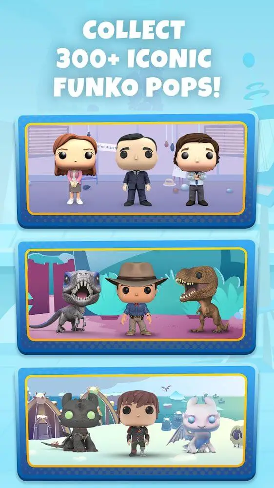 Screenshot of the Funko Pop! Blitz app