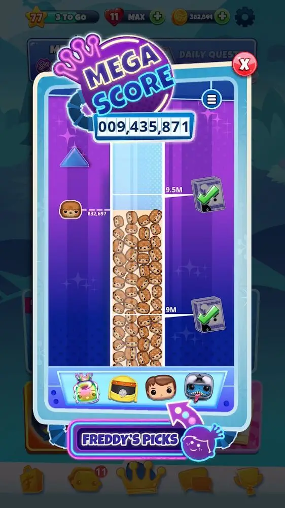 Screenshot of the Funko Pop! Blitz app