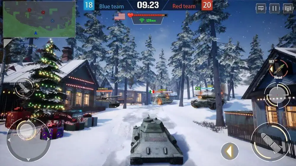 Screenshot of the Furious Tank: War of Worlds game