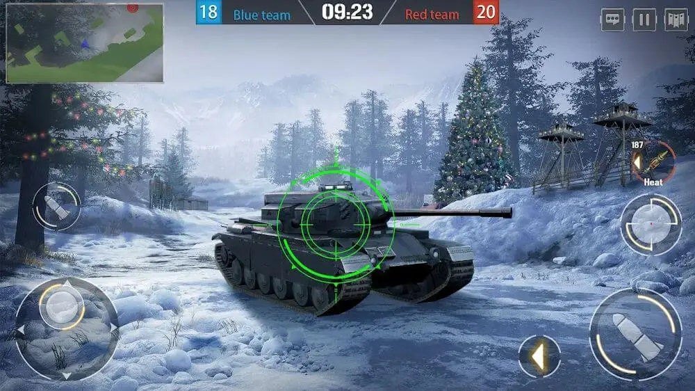Screenshot of the Furious Tank: War of Worlds game