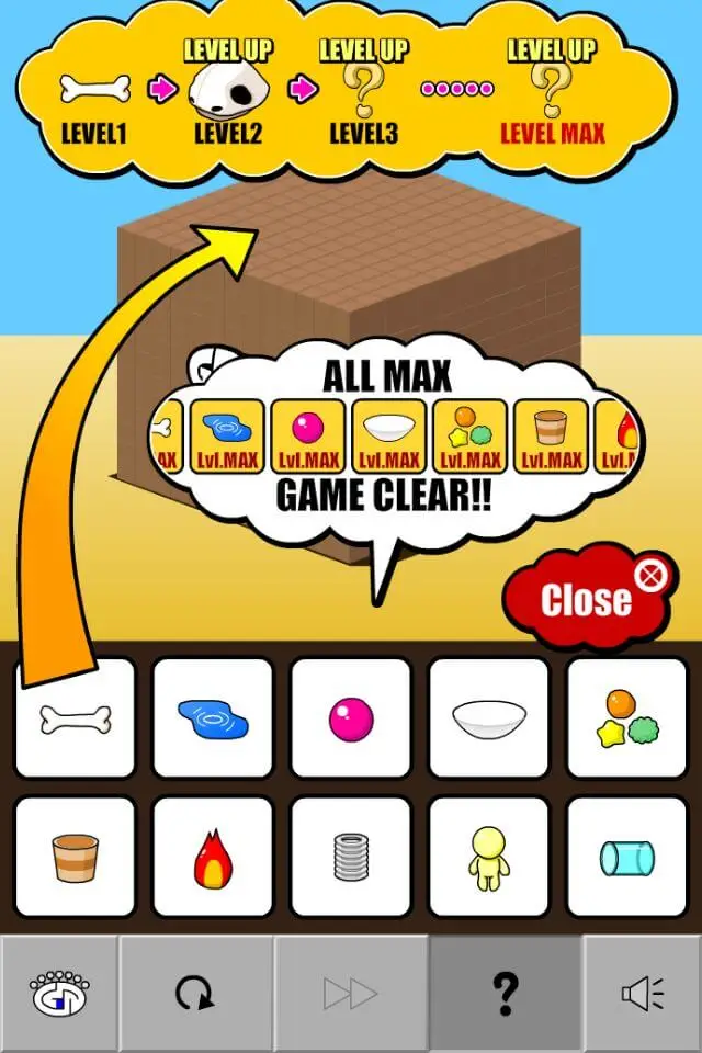 Screenshot of the GROW CUBE app