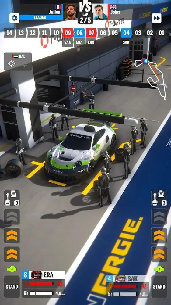 Screenshot of the GT Manager app