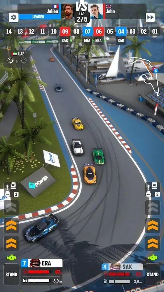 Screenshot of the GT Manager app