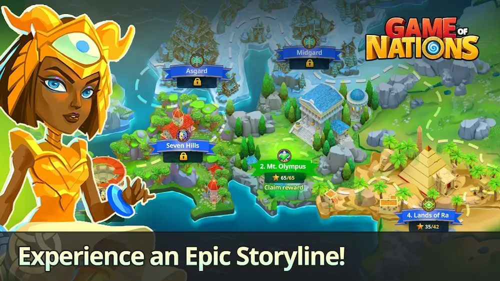 Screenshot of the Game of Nations game