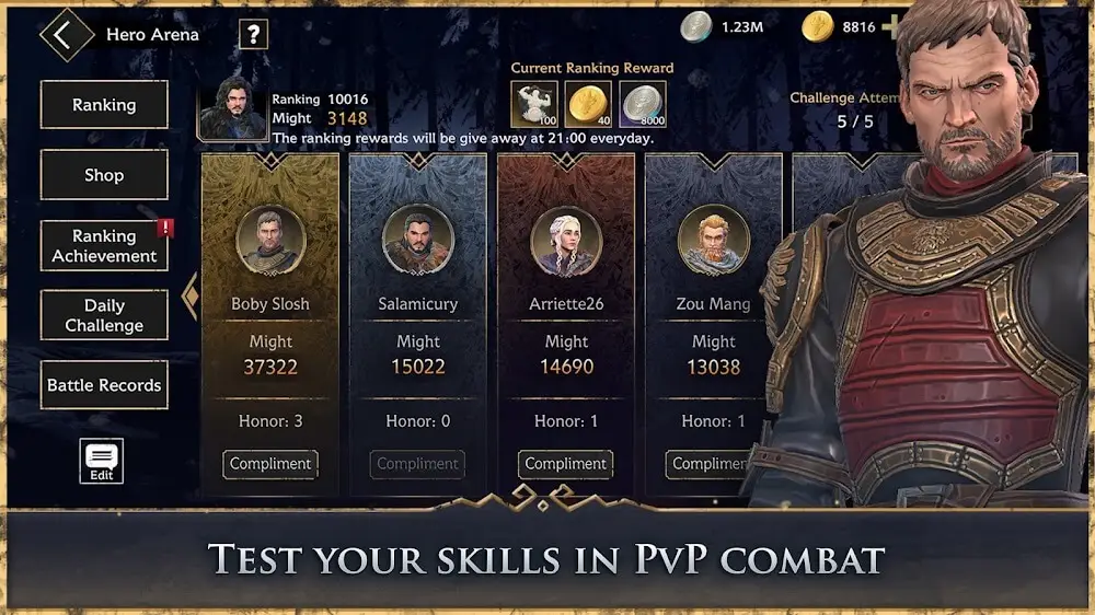 Screenshot of the Game of Thrones Beyond… game