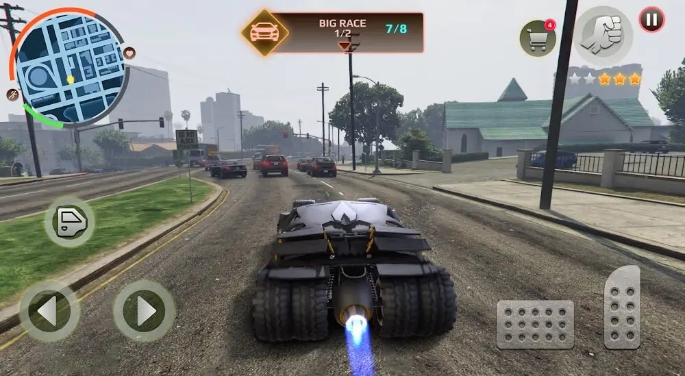 Screenshot of the Gangster Crime: Dark Knight game