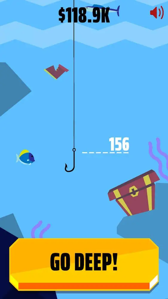 Screenshot of the Go Fish! app