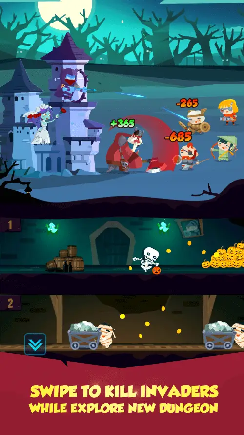 Screenshot of the Goblin Dungeon app