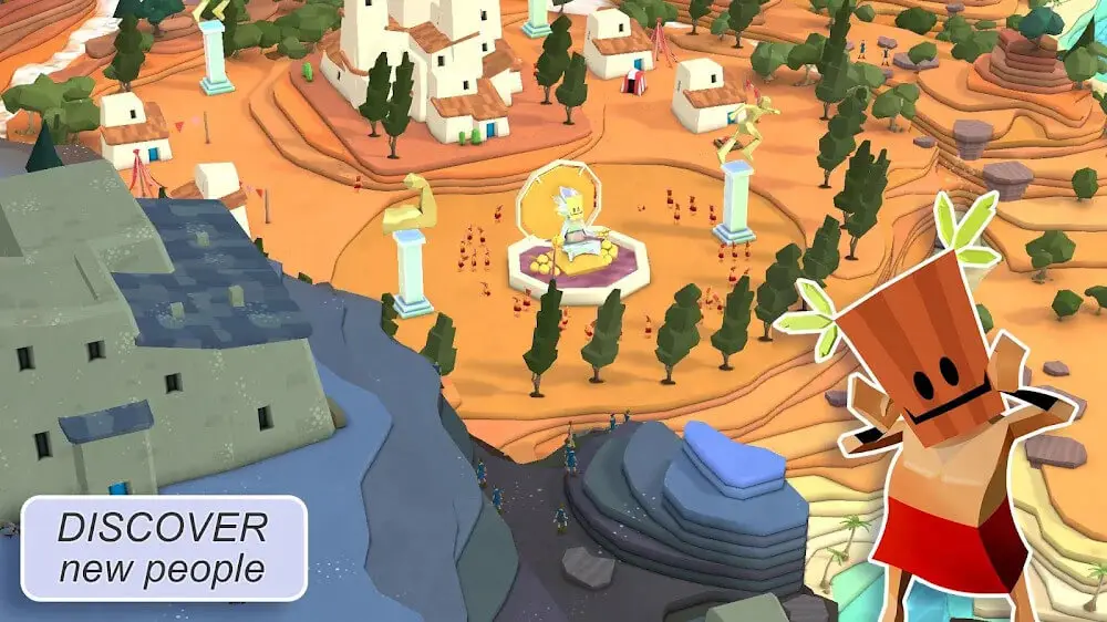 Screenshot of the Godus game