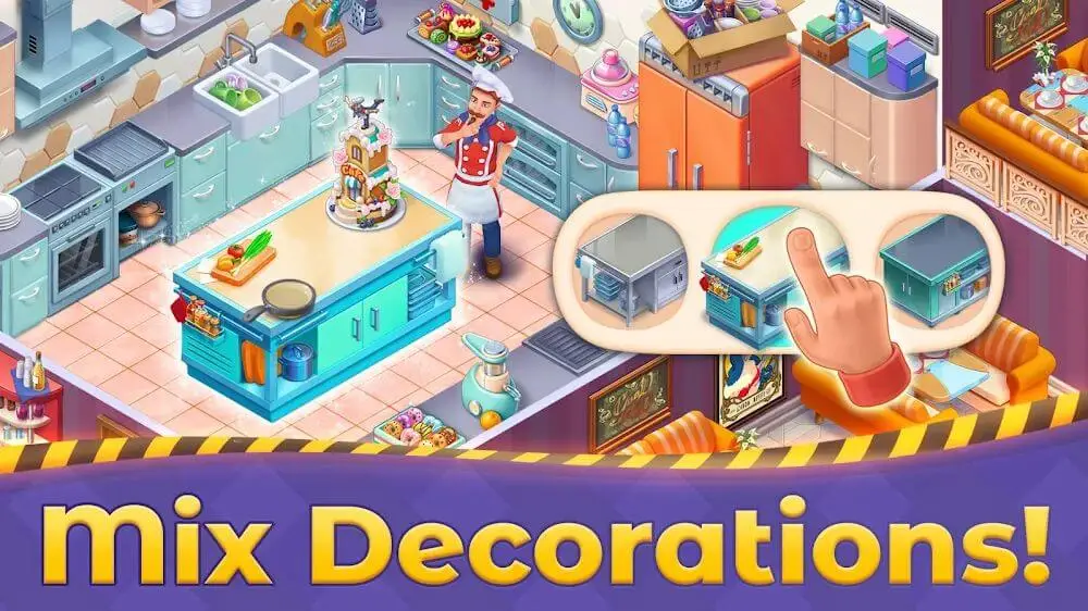 Screenshot of the Grand Cafe Story game