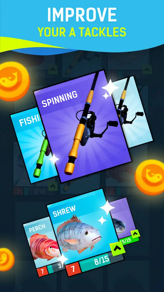 Screenshot of the Grand Fishing Game app