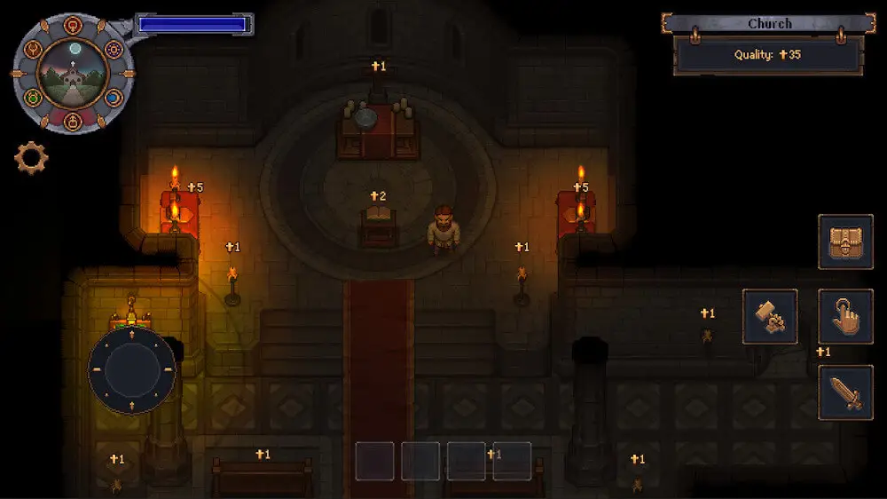 Screenshot of the Graveyard Keeper game