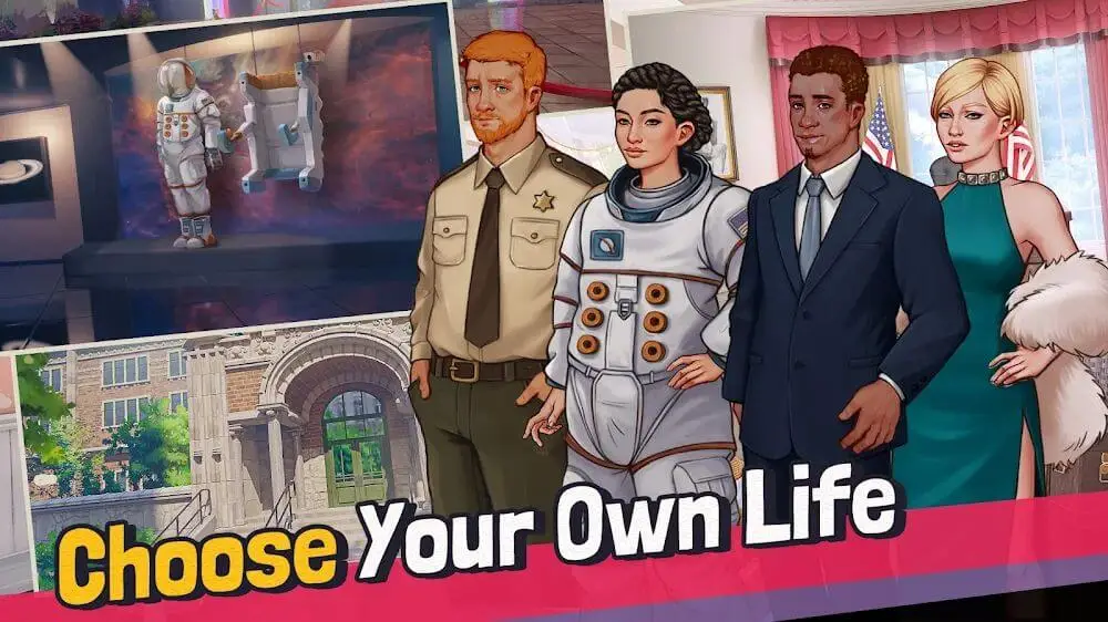 Screenshot of the Growing Up game