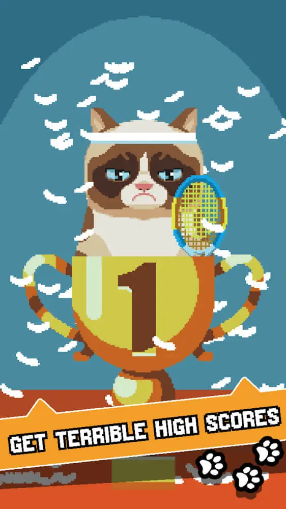 Screenshot of the Grumpy Cat's Worst Game Ever app