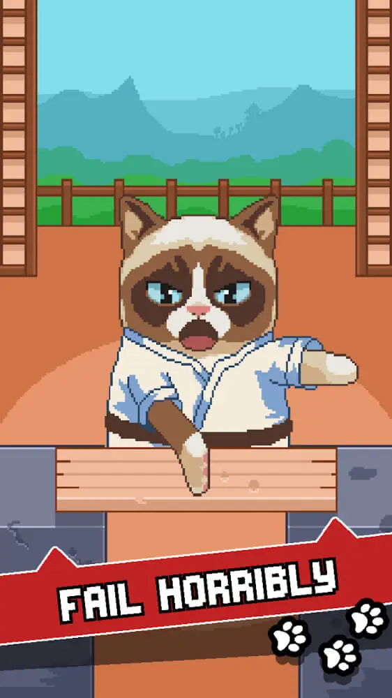 Screenshot of the Grumpy Cat's Worst Game Ever app
