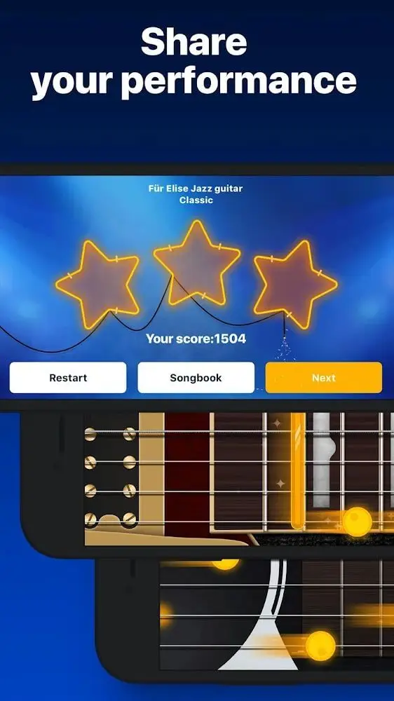 Screenshot of the Guitar Play app