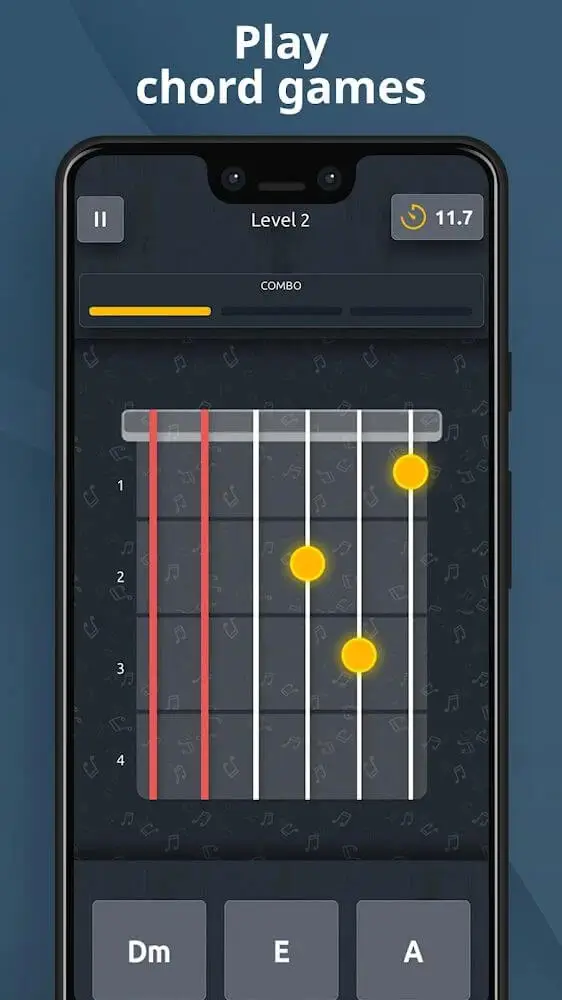 Screenshot of the Guitar Tuner app