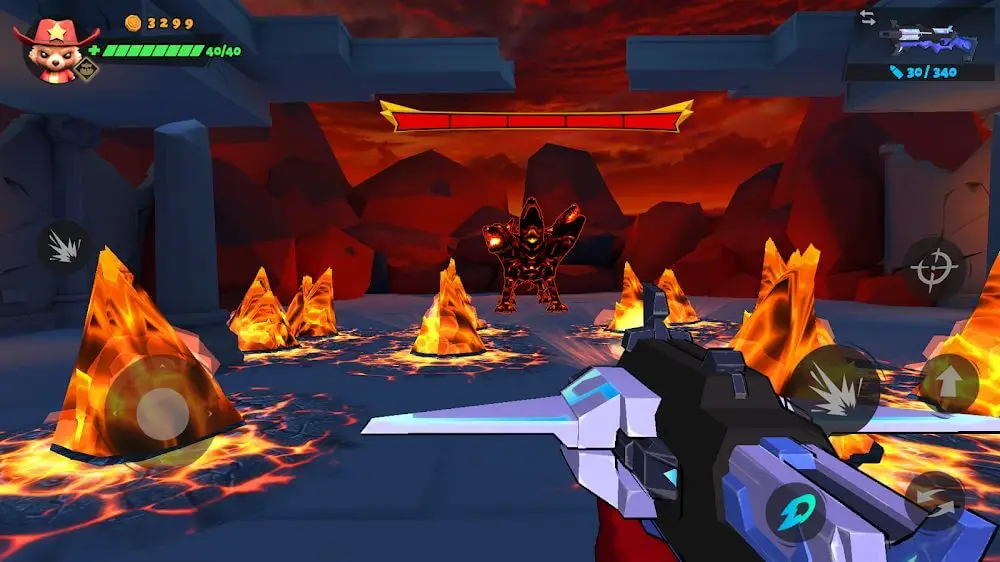 Screenshot of the Gunfire: Endless Adventure game