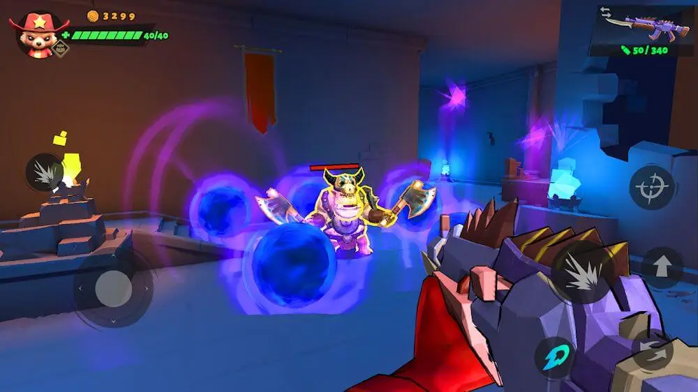 Screenshot of the Gunfire: Endless Adventure game