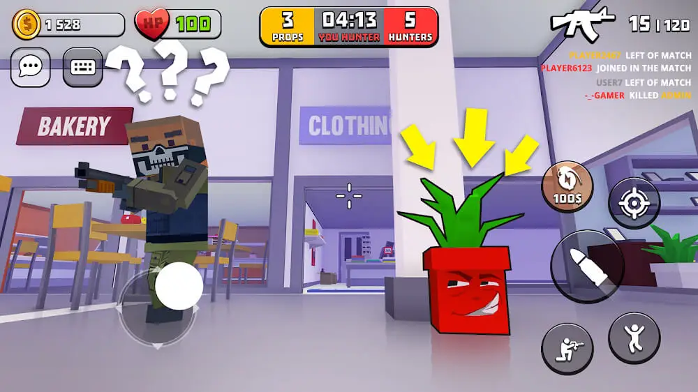 Screenshot of the H.I.D.E game