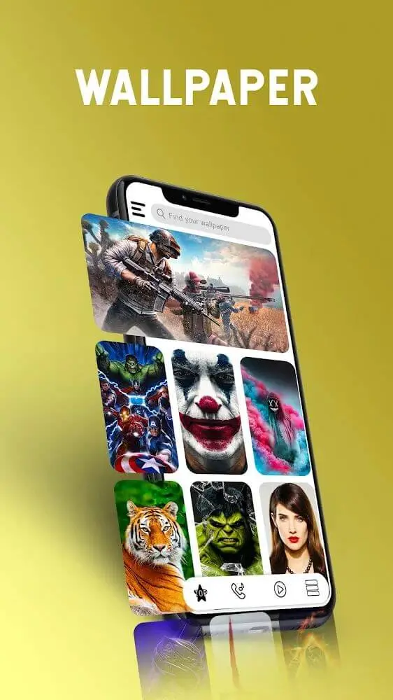 Screenshot of the HD Wallpapers game