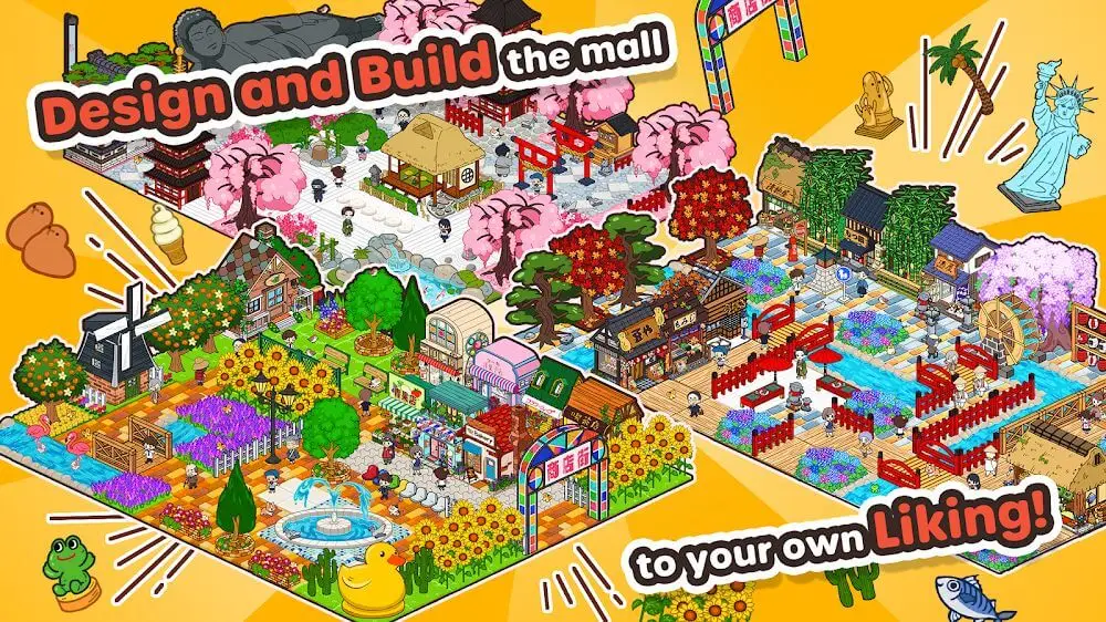 Screenshot of the Hako-Hako! My Mall game