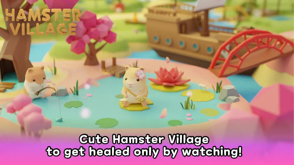 Screenshot of the Hamster Village game