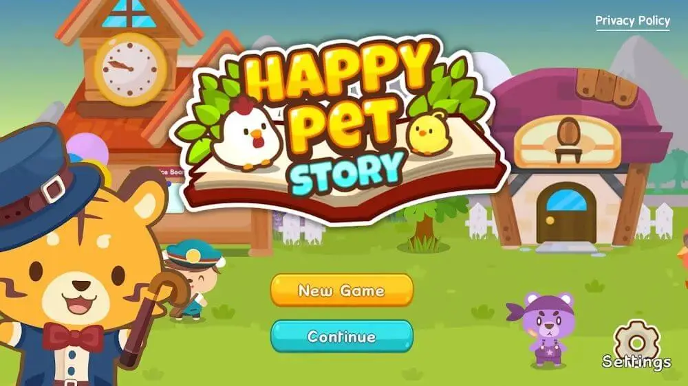 Screenshot of the Happy Pet Story game