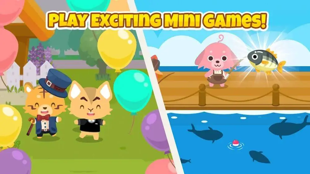 Screenshot of the Happy Pet Story game