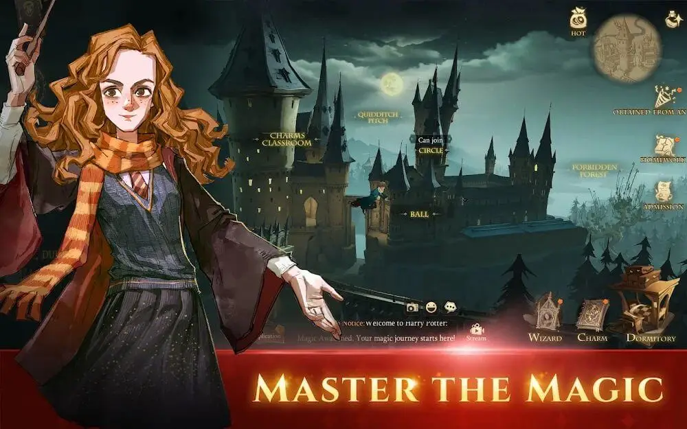 Screenshot of the Harry Potter: Magic Awakened game
