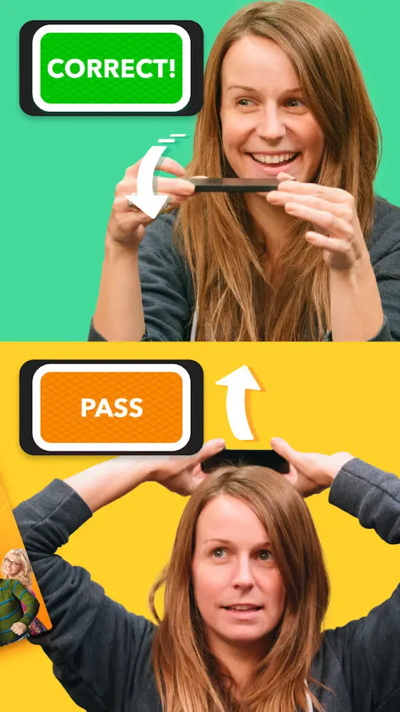 Screenshot of the Heads Up! app