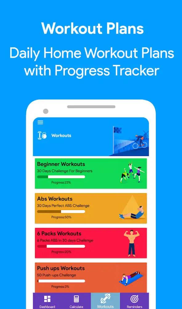 Screenshot of the Health Manager app