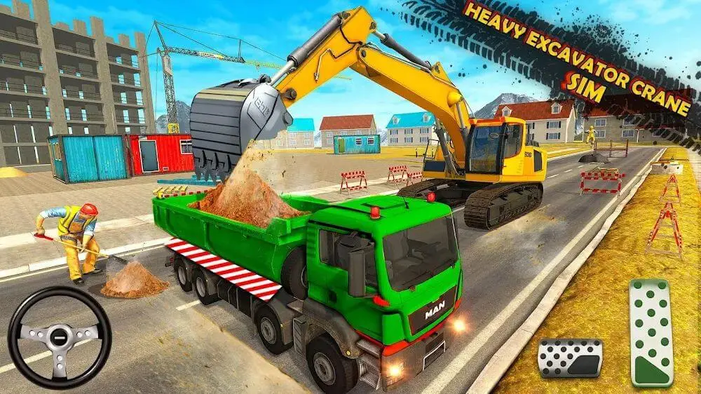 Screenshot of the Heavy Excavator Simulator Game game