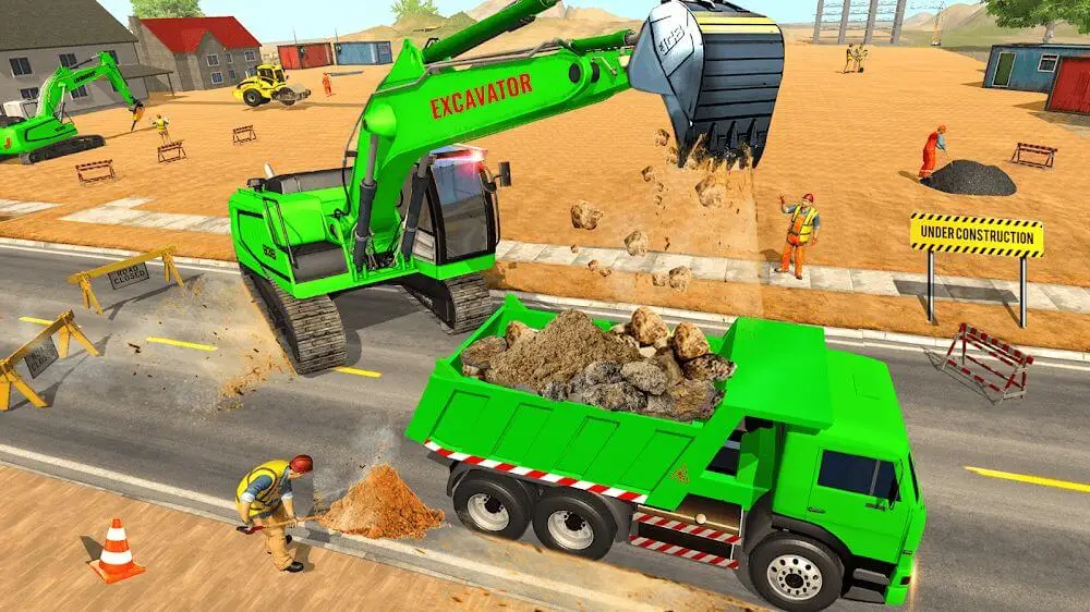 Screenshot of the Heavy Excavator Simulator Game game