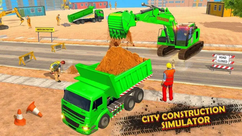 Screenshot of the Heavy Excavator Simulator Game game
