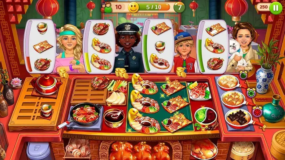 Screenshot of the Hell’s Cooking game