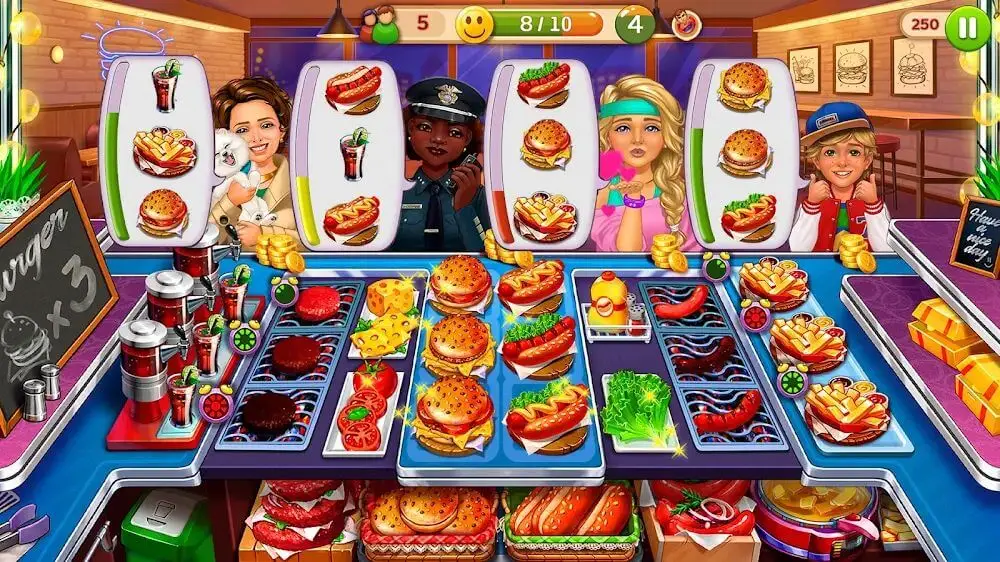 Screenshot of the Hell’s Cooking game