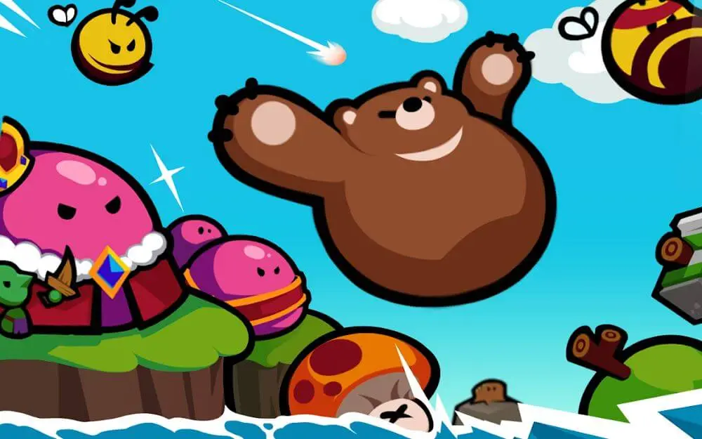 Screenshot of the HeroShip game