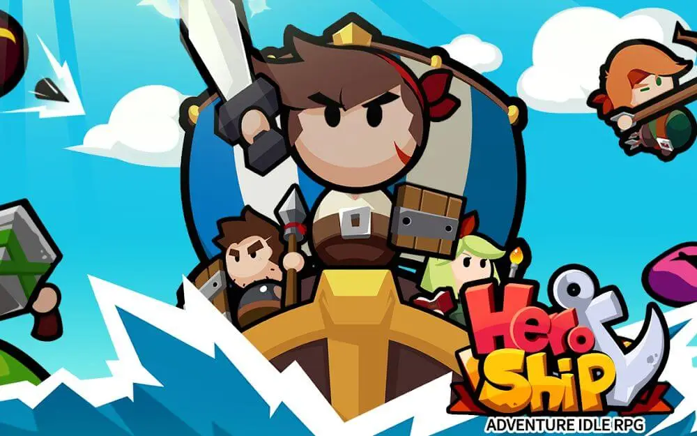 Screenshot of the HeroShip game
