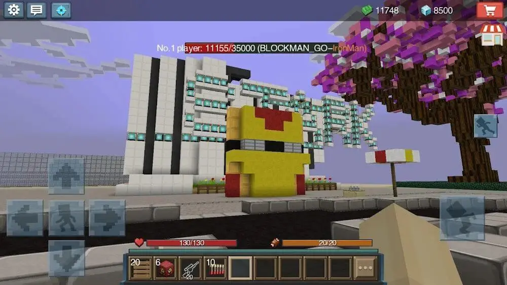Screenshot of the Hero Tycoon game