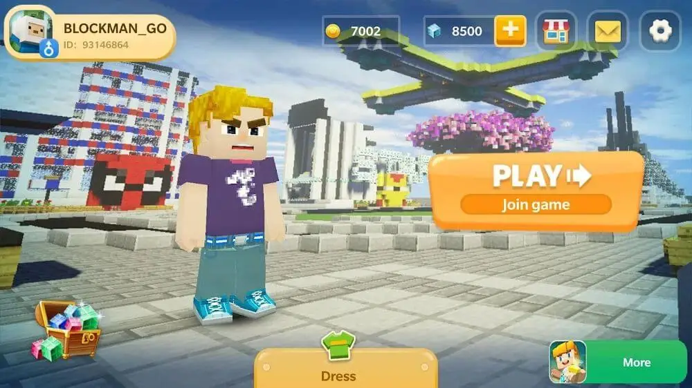 Screenshot of the Hero Tycoon game