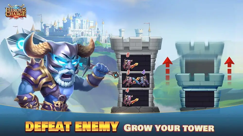 Screenshot of the Heroes Charge game