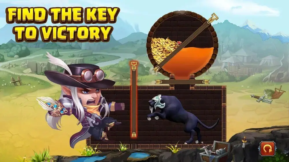 Screenshot of the Heroes Charge HD game