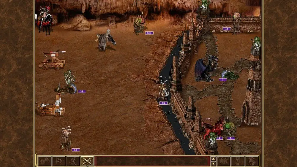 Screenshot of the Heroes of Might and Magic 3 game
