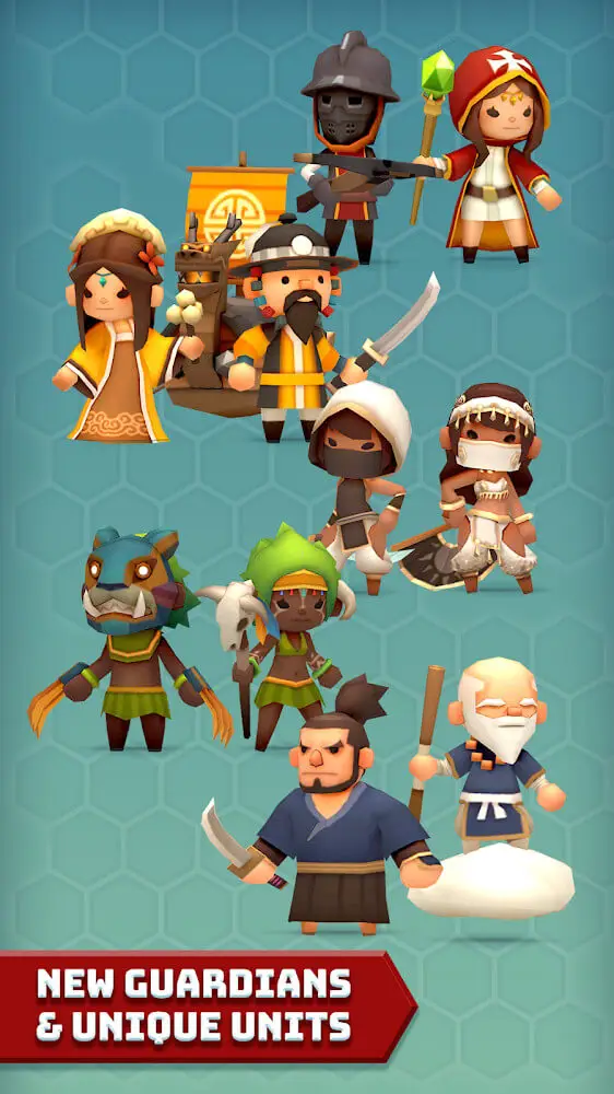 Screenshot of the Hexonia app
