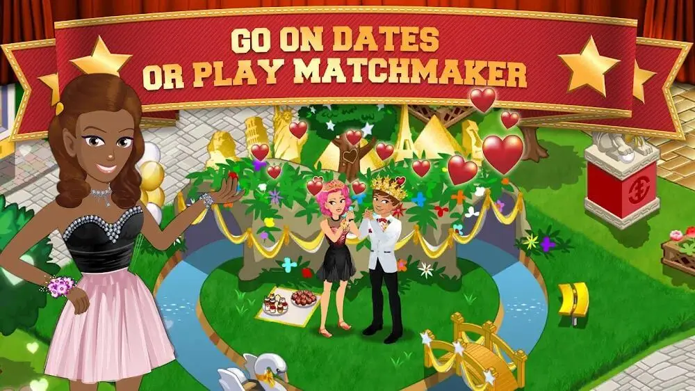 Screenshot of the High School Story game
