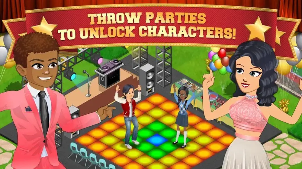 Screenshot of the High School Story game