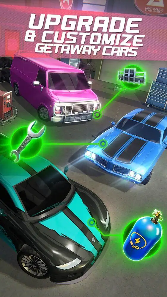 Screenshot of the Highway Getaway: Police Chase app