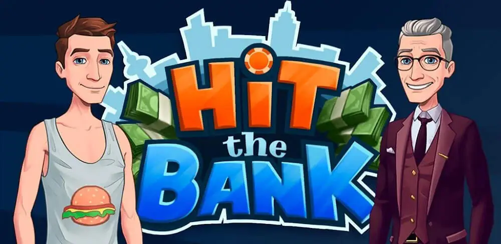 Screenshot of the Hit The Bank game