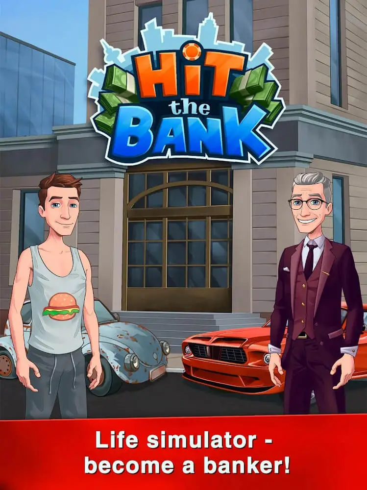 Screenshot of the Hit The Bank game